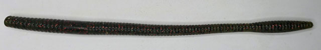 #150 8" FINESSE WORM  WATERMELLON SEED RED FLAKE