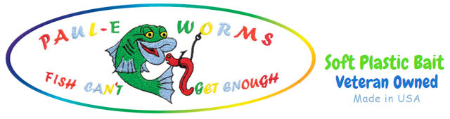 PAUL E WORMS - SOFT PLASTIC BAIT- PLASTIC WORMS